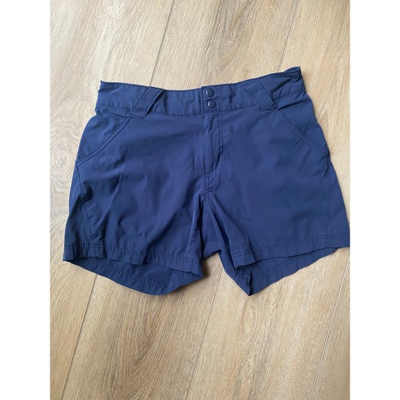 Columbia Pants - Columbia PFG Shorts Womens 6 Navy Performance Fishing Hiking Outdoor Stretch